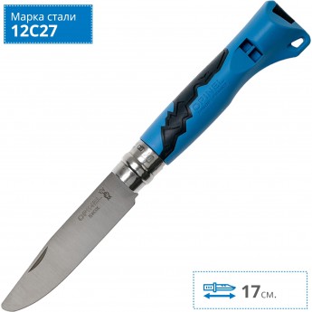 Нож OPINEL №7 OUTDOOR JUNIOR, синий 001898 Нож OPINEL №7 OUTDOOR JUNIOR, синий 001898